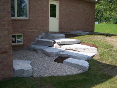 Steps and Patio